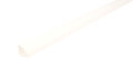 Kvartstafflist plast hvit – 19 x 19 x 3000 mm